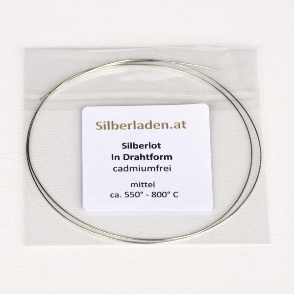 Silberlot cadmiumfrei in Drahtform 50cm
